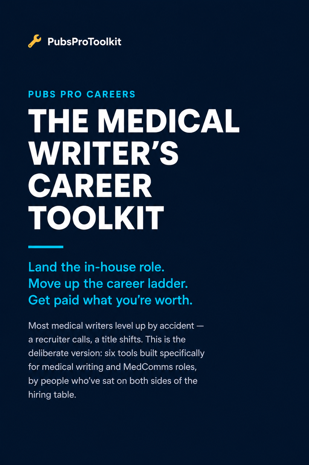 The Medical Writer's Career Toolkit